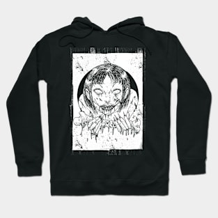 Bloody Savage (White print) Hoodie